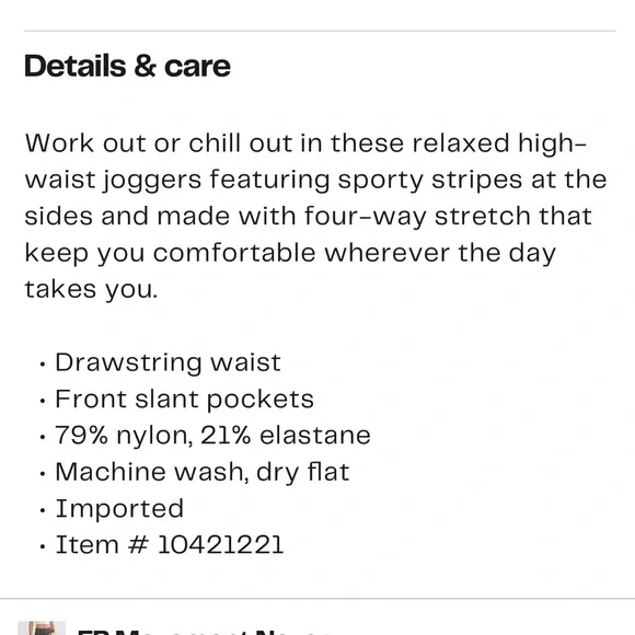 NWT Free People Never Better Joggers Size M - Picture 7 of 12